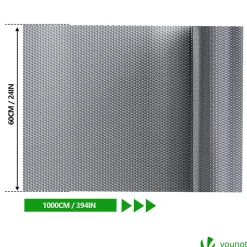 Vounot Isolant thermique a bulle double couche aluminium radiateur reflecteur 0.6x10m- Accessoire Pour Fenêtre