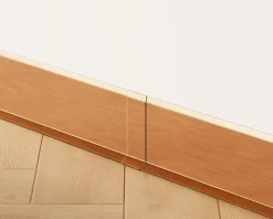 Ilcom Plinthe Pour Parquet Et Stratifié<Jeu FI en acier inoxydable pour plinthe Cuivre satiné - 60mm x 30mm x 12mm