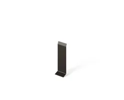 Ilcom Plinthe Pour Parquet Et Stratifié<Joint FI en acier inoxydable pour plinthe Noir mat - 60mm x 30mm x 12mm