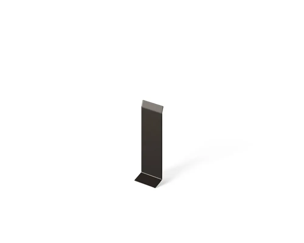 Ilcom Plinthe Pour Parquet Et Stratifié<Joint FI en acier inoxydable pour plinthe Noir mat - 60mm x 30mm x 12mm