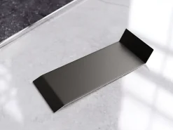 Ilcom Plinthe Pour Parquet Et Stratifié<Joint FI en acier inoxydable pour plinthe Noir mat - 60mm x 30mm x 12mm