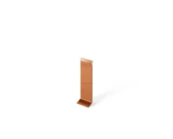 Ilcom Joint FI en acier inoxydable pour plinthe Cuivre poli - 80mm x 30mm x 12mm- Plinthe Pour Parquet Et Stratifié