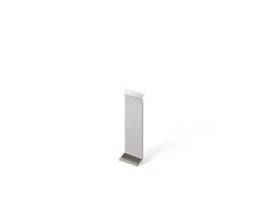 Ilcom Plinthe Pour Parquet Et Stratifié<Joint FI en acier inoxydable pour plinthe Argent poli - 100mm x 30mm x 12mm