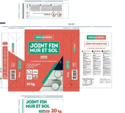 Parexlanko Joint Carrelage Sol|Joint Carrelage Mural<Joint fin pour carrelage mur et sol blanc 20 kg