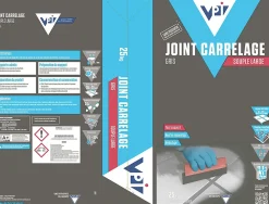 VPI Joint Carrelage Sol<Joint pour carrelage sol souple sans poussière Gris - 25kg