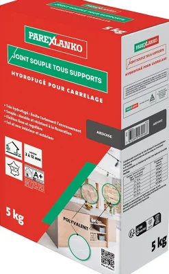 Parexlanko Joint souple tous supports ardoise 5 kg- Joint Carrelage Sol|Joint Carrelage Mural