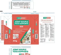 Parexlanko Joint souple tous supports blanc 20 kg- Joint Carrelage Sol|Joint Carrelage Mural