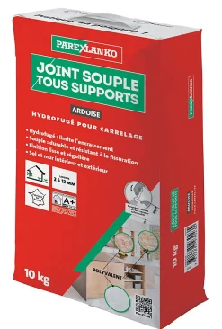 Parexlanko Joint souple tous supports ardoise 10 kg- Joint Carrelage Sol|Joint Carrelage Mural