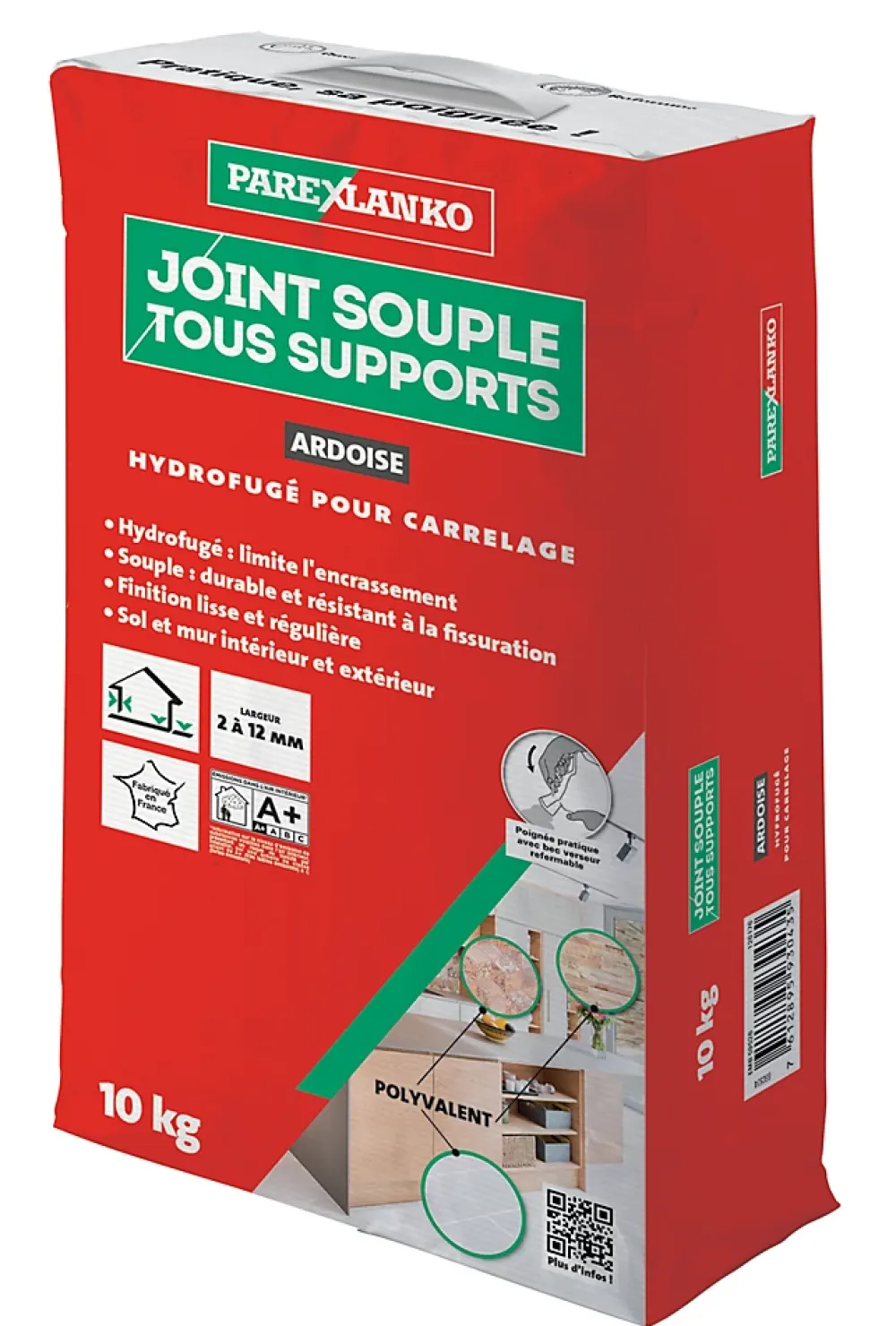 Parexlanko Joint souple tous supports ardoise 10 kg- Joint Carrelage Sol|Joint Carrelage Mural