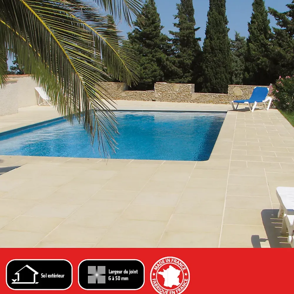 Parexlanko Joint spécial terrasse beige 25Kg- Joint Carrelage Sol