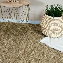 Décoweb Jonc de mer - Assam - Chevron - Rouleau de 2m x 11m- Sisal Et Jonc De Mer|Sisal Et Jonc De Mer