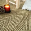 Décoweb Jonc de mer - Assam - Chevron - Rouleau de 2m x 12m- Sisal Et Jonc De Mer|Sisal Et Jonc De Mer