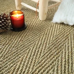 Décoweb Jonc de mer - Assam - Chevron - Rouleau de 2m x 12m- Sisal Et Jonc De Mer|Sisal Et Jonc De Mer