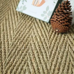 Décoweb Jonc de mer - Assam - Chevron - Rouleau de 2m x 12m- Sisal Et Jonc De Mer|Sisal Et Jonc De Mer