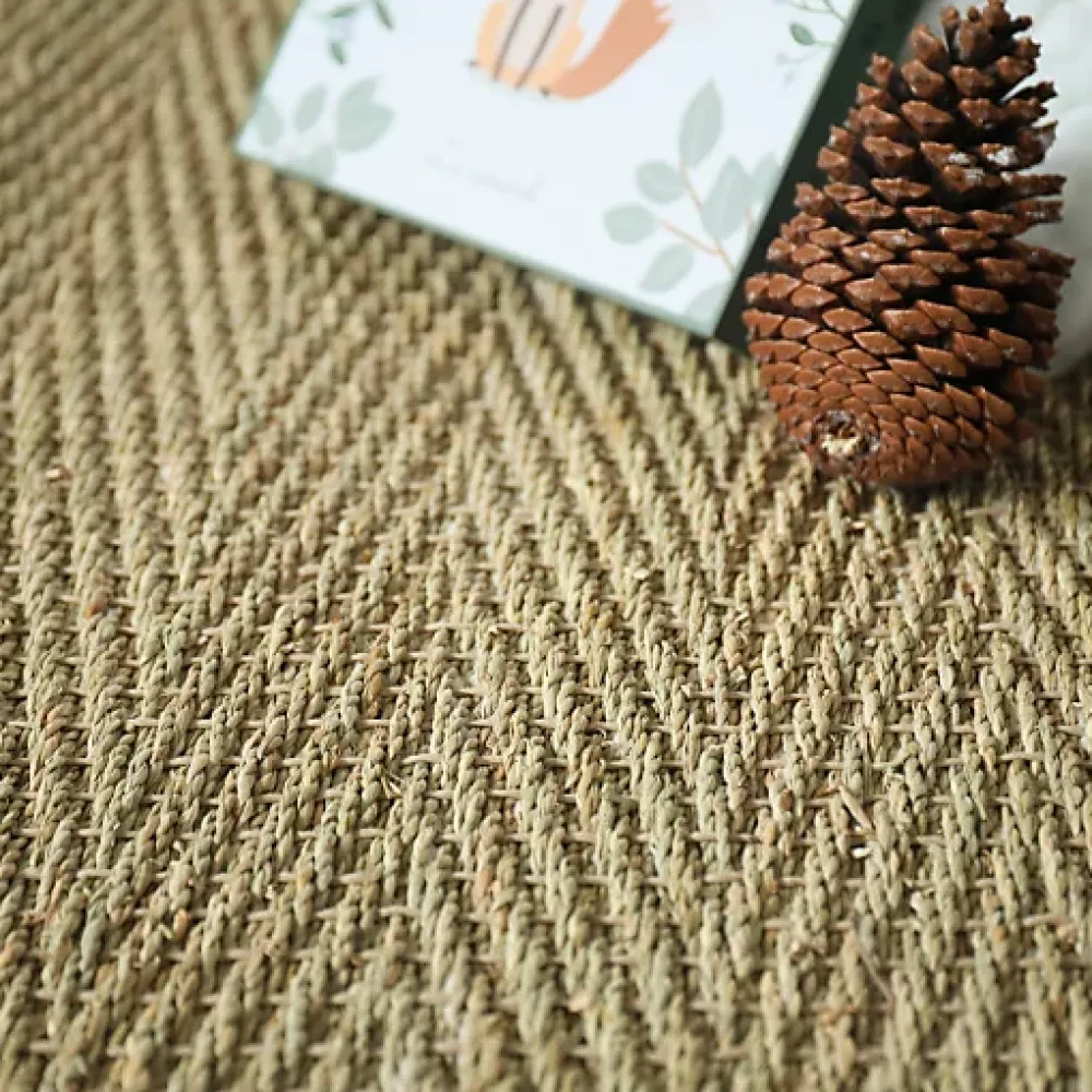 Décoweb Jonc de mer - Assam - Chevron - Rouleau de 2m x 13m- Sisal Et Jonc De Mer|Sisal Et Jonc De Mer
