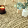 Décoweb Jonc de mer - Bihar - Fin chevron - Rouleau de 2m x 5m- Sisal Et Jonc De Mer|Sisal Et Jonc De Mer