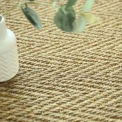 Décoweb Sisal Et Jonc De Mer|Sisal Et Jonc De Mer<Jonc de mer - Bihar - Fin chevron - Rouleau de 2m x 3m
