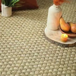 Décoweb Jonc de mer - Chennai - Natté 4x4 - Rouleau de 2m x 9m- Sisal Et Jonc De Mer|Sisal Et Jonc De Mer