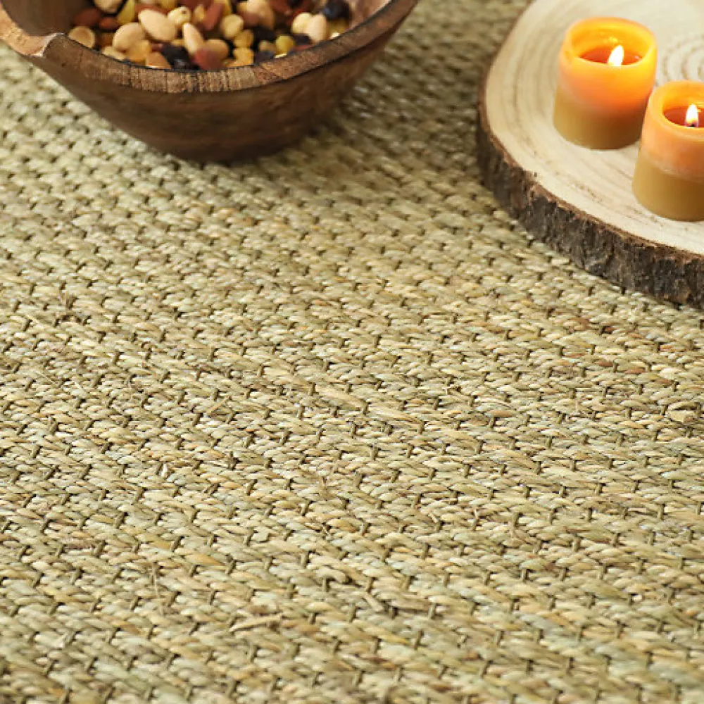 Décoweb Sisal Et Jonc De Mer|Sisal Et Jonc De Mer<Jonc de mer - Kalapa - Fin Panama - Rouleau de 2m x 1m