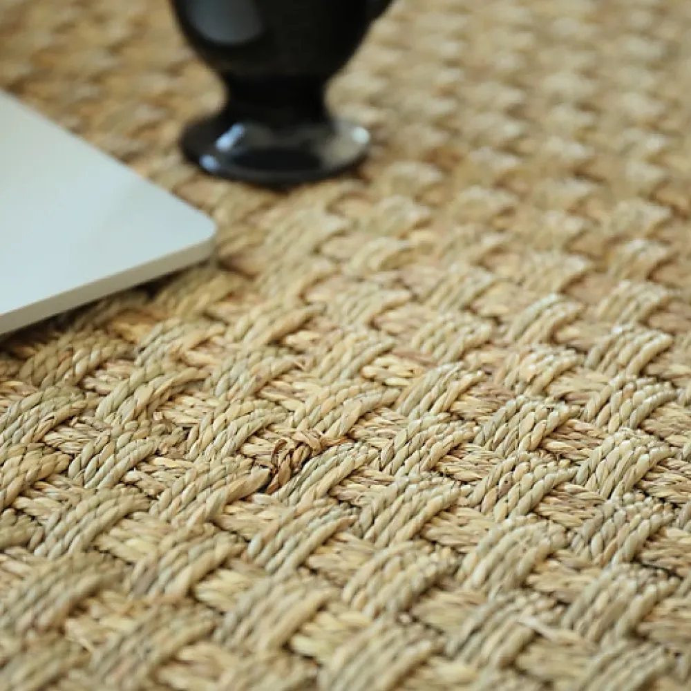 Décoweb Sisal Et Jonc De Mer|Sisal Et Jonc De Mer<Jonc de mer - Paro - Fin Natté 4x4 - Rouleau de 2m x 1m