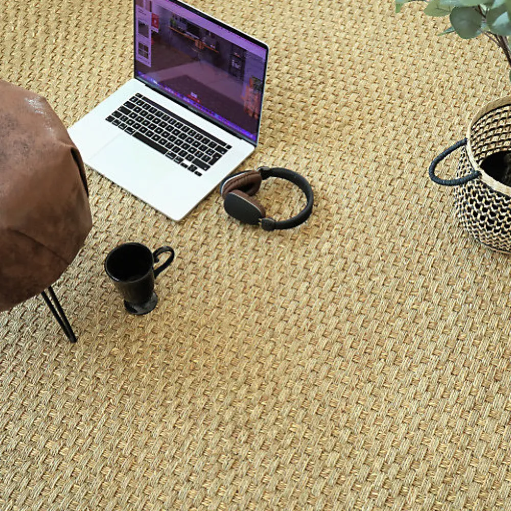 Décoweb Sisal Et Jonc De Mer|Sisal Et Jonc De Mer<Jonc de mer - Paro - Fin Natté 4x4 - Rouleau de 2m x 2m