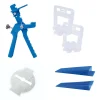 Diamwood Expert En Equipement Kit 301 pcs de Pose Carrelage 100 Croisillons 1 mm Autonivelants + 1 Pince + 100 Cales + 100 pcs Bagues de Protection - Diamwood- Outils Du Carreleur