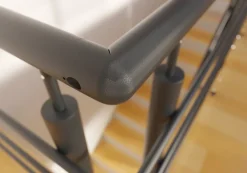 Alumin'home Kit articulation pour garde corps Oxalis gris- Garde-Corps, Balustrade