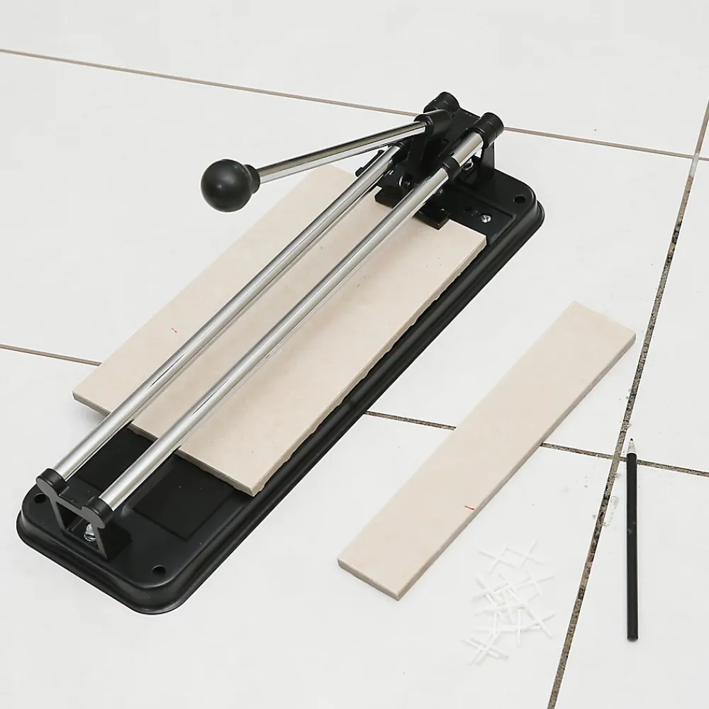 Bez marki Kit complet coupe-carreaux 33cm + 5 outils- Outils Du Carreleur