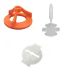 Kit Croisillons Autonivelants à visser 600 pcs (200 Croisillons 2 mm + 200 Cadrans HI-FIX + 200 Bagues de Protection) - Diamwood- Outils Du Carreleur
