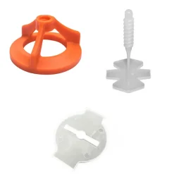 Kit Croisillons Autonivelants à visser 600 pcs (200 Croisillons 3 mm + 200 Cadrans HI-FIX + 200 Bagues de Protection) - Diamwood- Outils Du Carreleur
