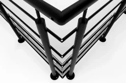 Alumin'home Garde-Corps, Balustrade<Kit d'articulation d'angle de garde corps oxalis anodisé noir