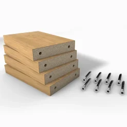 Claustra Intérieur|Tasseau Bois<Kit de connexion Claustra MDF imitation chêne 22 x 170 mm Foge