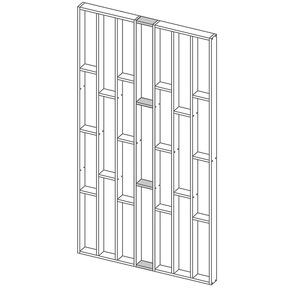 Claustra Intérieur|Tasseau Bois<Kit de connexion Claustra MDF imitation chêne 22 x 170 mm Foge