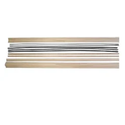 Porte Coulissante<Kit de finition en pin pour porte en bois à galandage