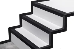 Quest KIT de finition pour escaliers en PVC, marron, 1m- Nez De Marche|Nez De Marche