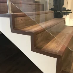 Quest KIT de finition pour escaliers en PVC, gris foncé, 1m- Nez De Marche|Nez De Marche