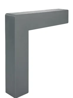 Quest KIT de finition pour escaliers en PVC, gris foncé, 1m- Nez De Marche|Nez De Marche