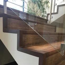 Quest KIT de finition pour escaliers en PVC, gris foncé, 1m- Nez De Marche|Nez De Marche