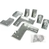 Fortia Kit de fixation de deux marches Stroomi acier- Accessoire D'Escalier