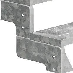 Fortia Kit de fixation de deux marches Stroomi acier- Accessoire D'Escalier