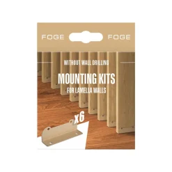 Foge Kit de fixation pour claustra chêne de Saragosse- Claustra Intérieur|Tasseau Bois