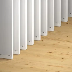 Tasseau Bois|Claustra Intérieur<Kit de fixation pour claustra blanc-12vis / 6 équerres à visser