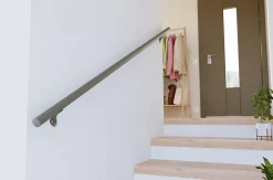 Alumin'home Kit de fixation pour main courante aluminium taupe- Accessoire D'Escalier