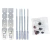 Acbat Kit de fixation pour pose en rénovation de fenêtre et porte fenêtre pvc- Accessoire Pour Fenêtre