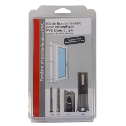 Acbat Accessoire Pour Fenêtre<Kit de fixation pour pose en applique de fenêtre et porte fenêtre 140-160 mm