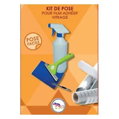 All diffusion Kit de pose pour film adhésif vitrage- Film Occultant Pour Vitrage