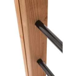 Kordo Kit de remplissage pour garde-corps avec traverses et tubes pose à plat, Moka- Garde-Corps, Balustrade