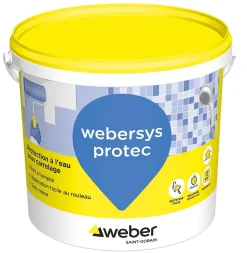 Weber Kit d'étanchéité .sys protec 20 KG- Ragréage Et Primaire Pour Carrelage