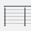Kordo Garde-Corps, Balustrade<Kit garde-corps aluminium gris anthracite 2m pose à plat, Opalu