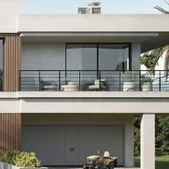 Kordo Kit garde-corps aluminium noir 2m pose à plat, Initio- Garde-Corps, Balustrade